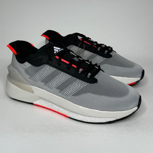 adidas Avryn Men's Trainer Sneaker (HP5969)  Core Black / Solar Red NEW - Picture 4 of 9